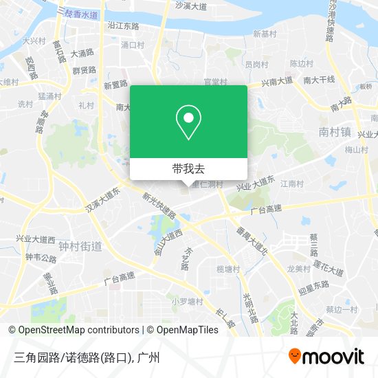 三角园路/诺德路(路口)地图