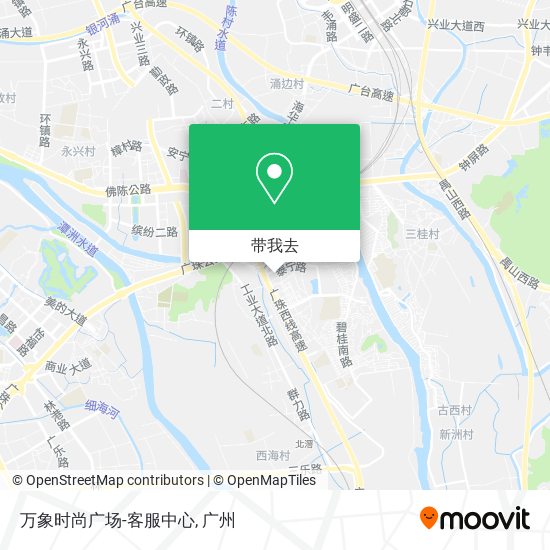 万象时尚广场-客服中心地图
