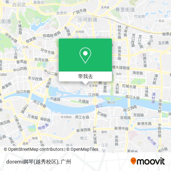 doremi鋼琴(越秀校区)地图