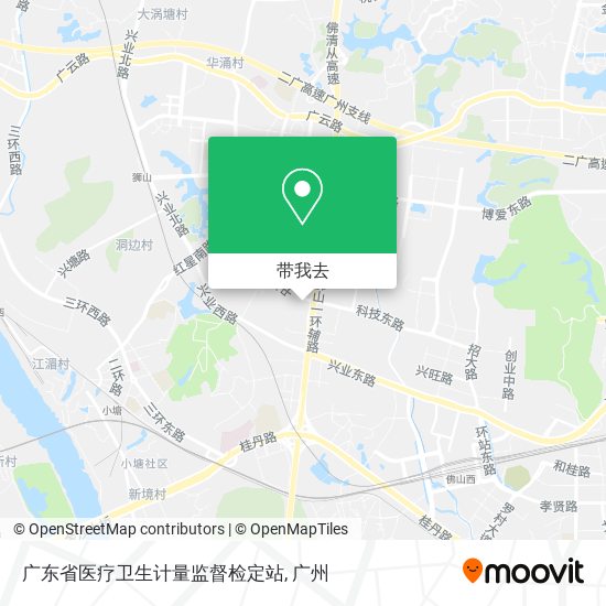广东省医疗卫生计量监督检定站地图