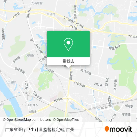 广东省医疗卫生计量监督检定站地图