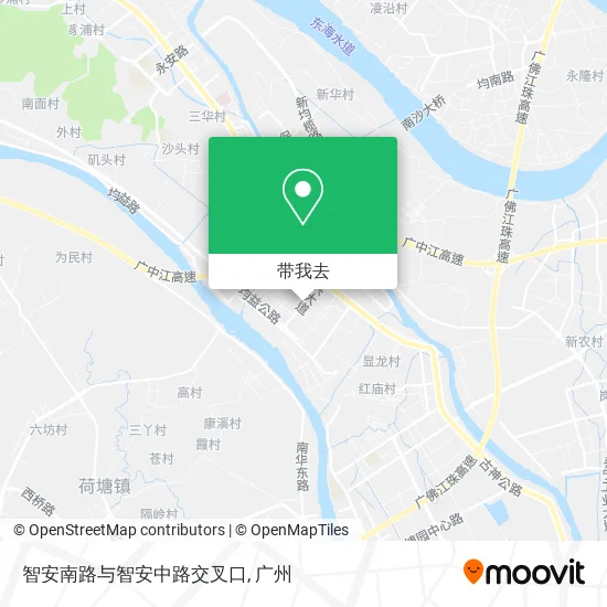 智安南路与智安中路交叉口地图