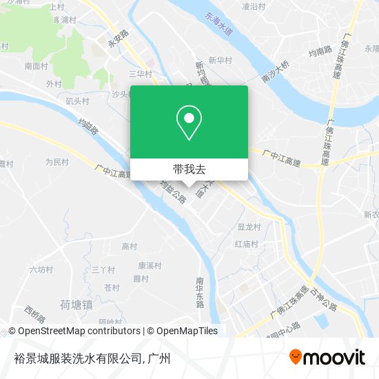 裕景城服装洗水有限公司地图