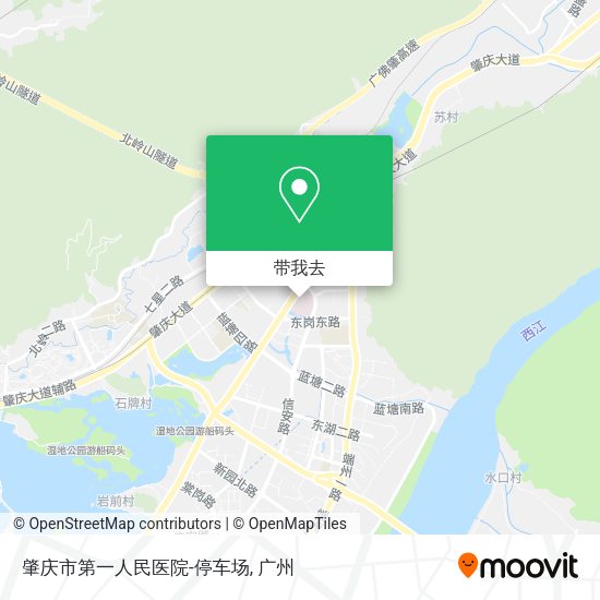 肇庆市第一人民医院-停车场地图