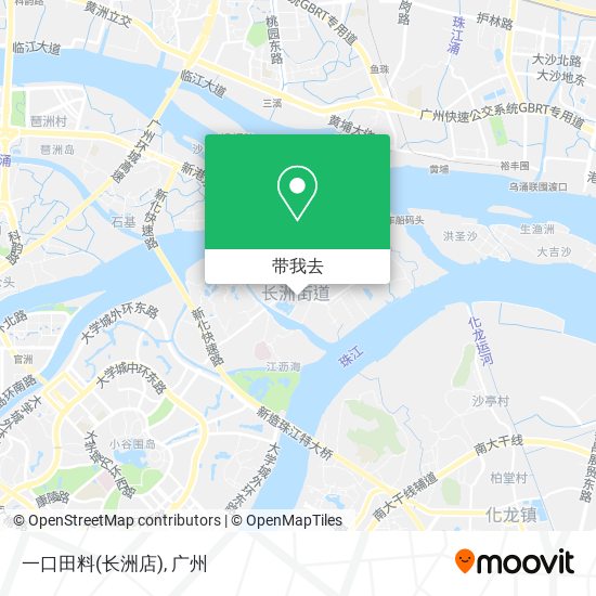 一口田料(长洲店)地图