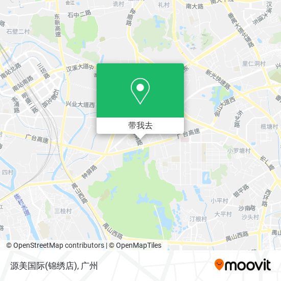 源美国际(锦绣店)地图