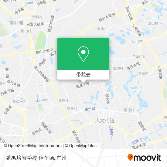 番禺培智学校-停车场地图