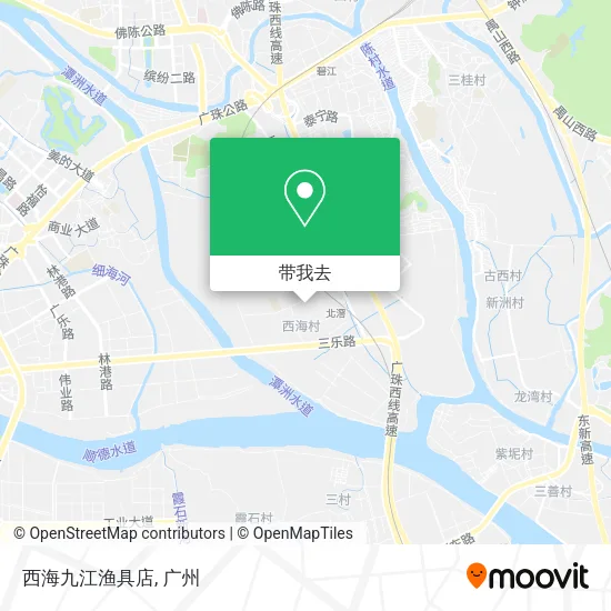西海九江渔具店地图