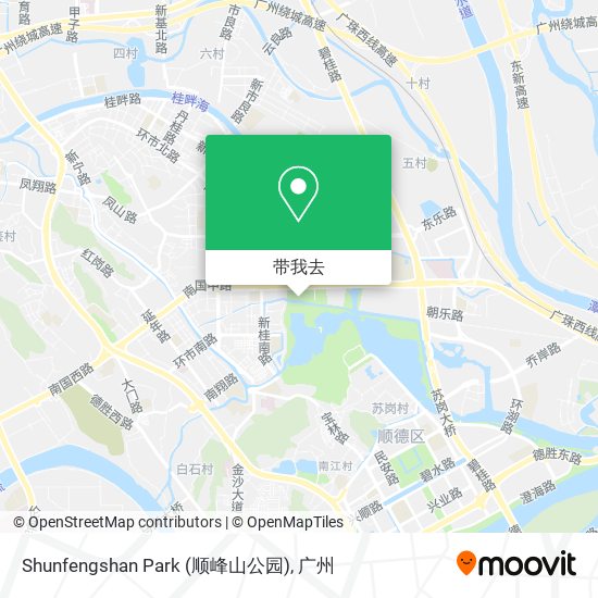 Shunfengshan Park (顺峰山公园)地图