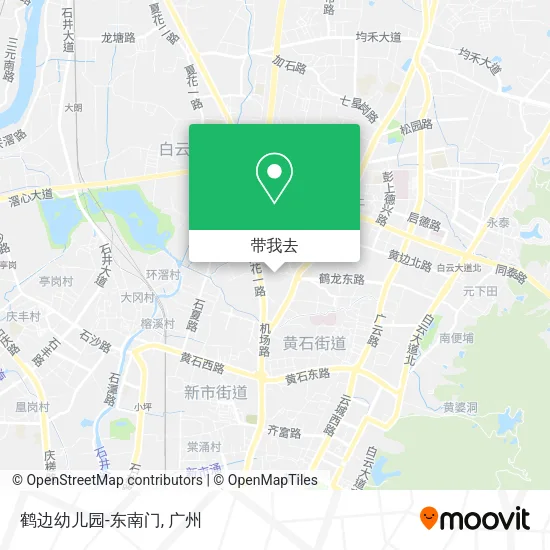 鹤边幼儿园-东南门地图