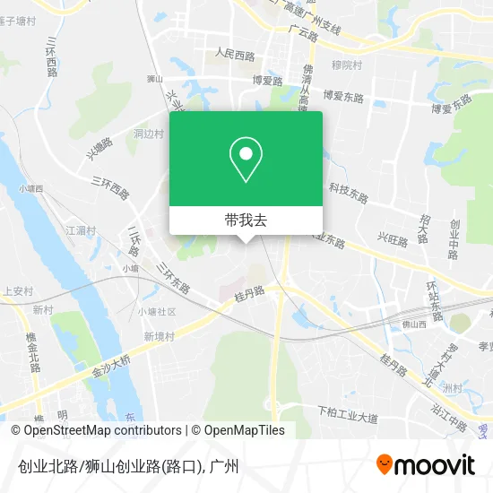 创业北路/狮山创业路(路口)地图