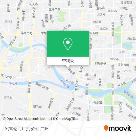 宏富达门厂批发部地图