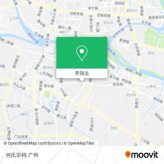 何氏宗祠地图