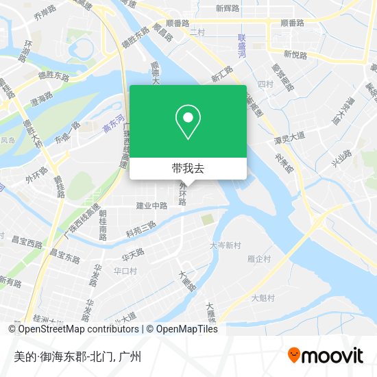 美的·御海东郡-北门地图