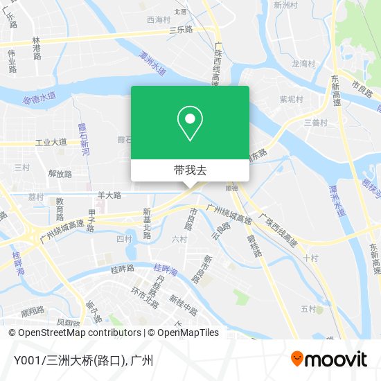 Y001/三洲大桥(路口)地图