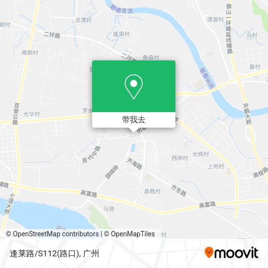 逢莱路/S112(路口)地图