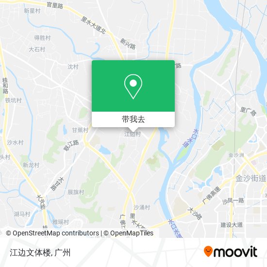 江边文体楼地图