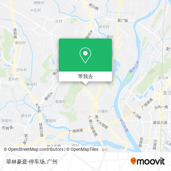 翠林豪庭-停车场地图