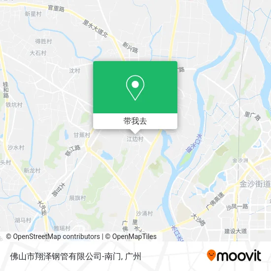 佛山市翔泽钢管有限公司-南门地图