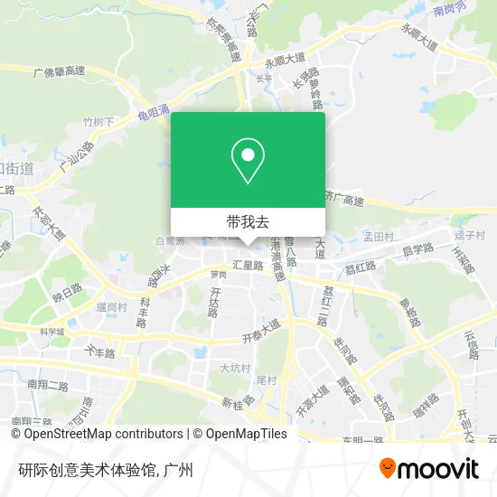 研际创意美术体验馆地图