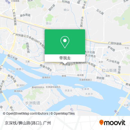 京深线/狮山路(路口)地图