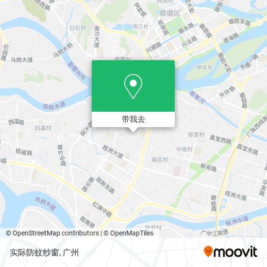 实际防蚊纱窗地图