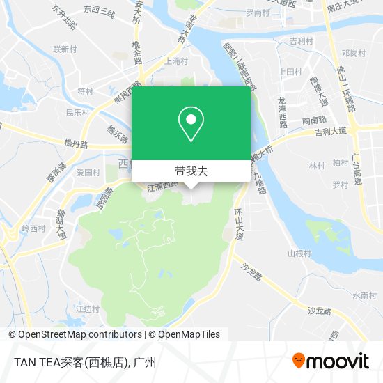 TAN TEA探客(西樵店)地图