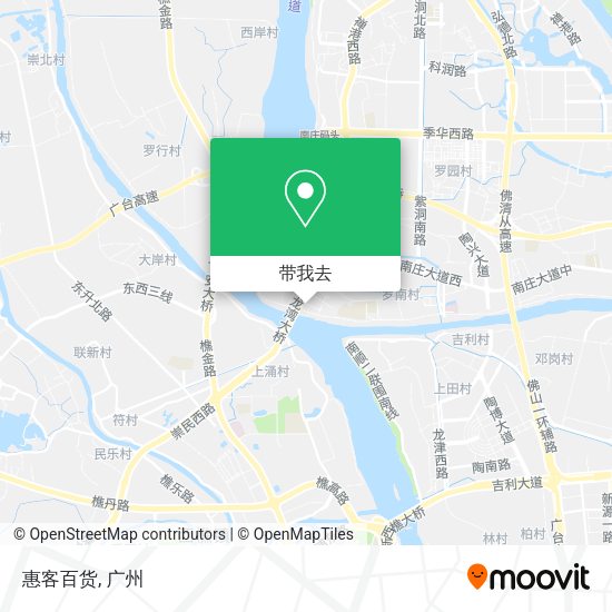 惠客百货地图