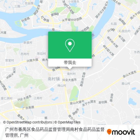 广州市番禺区食品药品监督管理局南村食品药品监督管理所地图