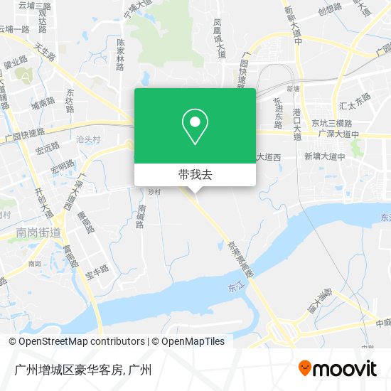 广州增城区豪华客房地图