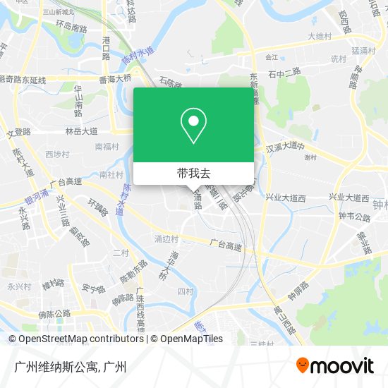 广州维纳斯公寓地图
