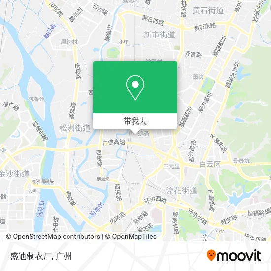 盛迪制衣厂地图