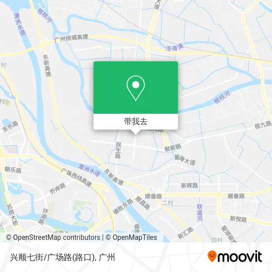 兴顺七街/广场路(路口)地图