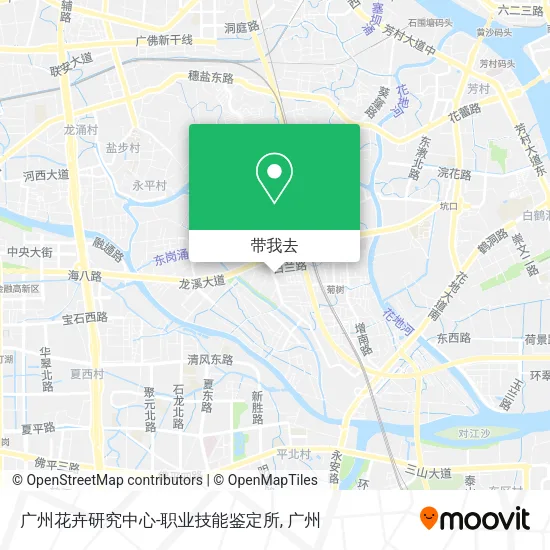 广州花卉研究中心-职业技能鉴定所地图