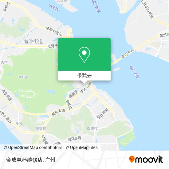 金成电器维修店地图