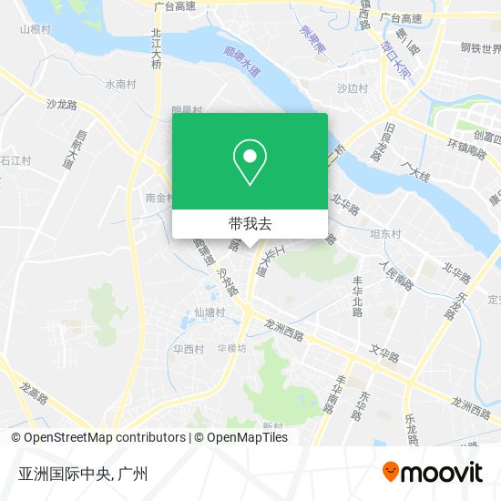 亚洲国际中央地图