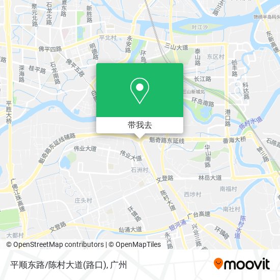 平顺东路/陈村大道(路口)地图