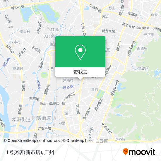 1号粥店(新市店)地图