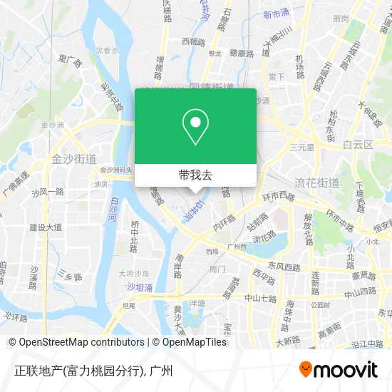 正联地产(富力桃园分行)地图