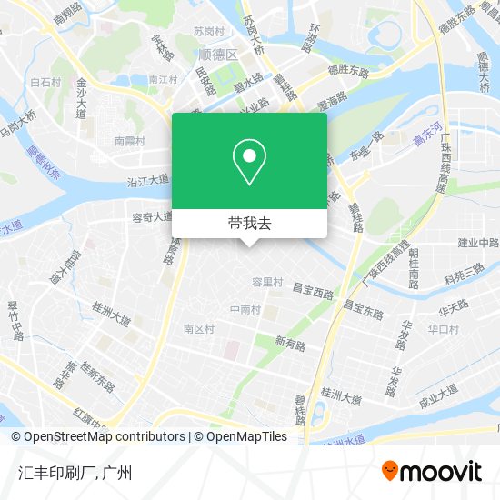 汇丰印刷厂地图