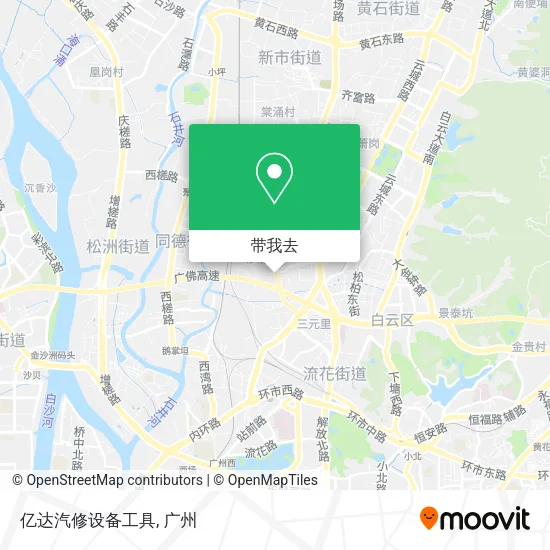 亿达汽修设备工具地图