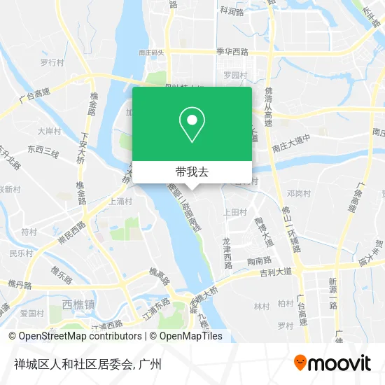 禅城区人和社区居委会地图