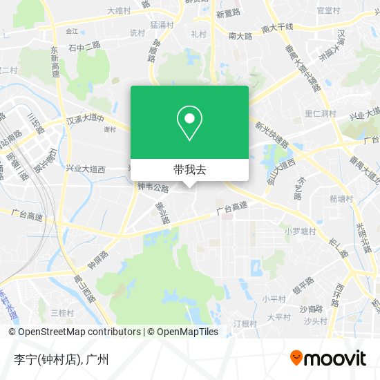 李宁(钟村店)地图