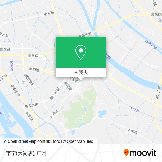 李宁(大岗店)地图