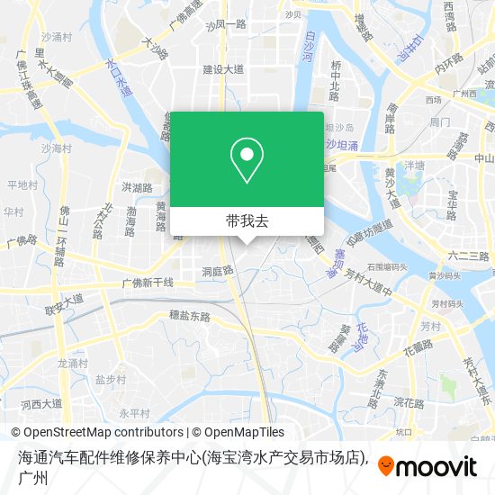 海通汽车配件维修保养中心(海宝湾水产交易市场店)地图