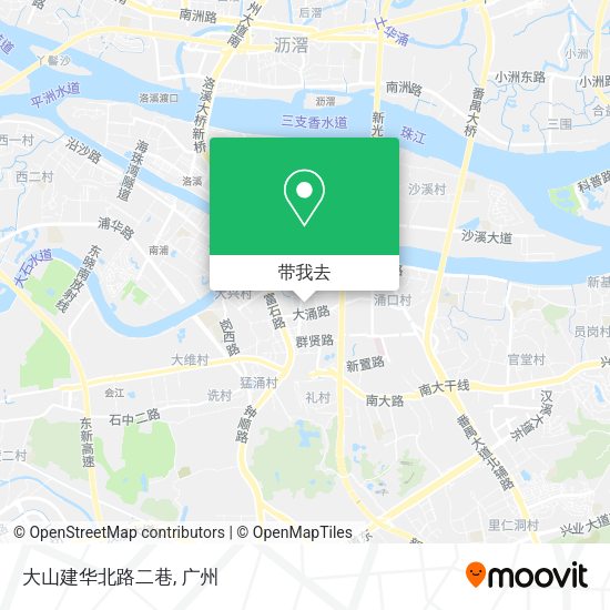 大山建华北路二巷地图