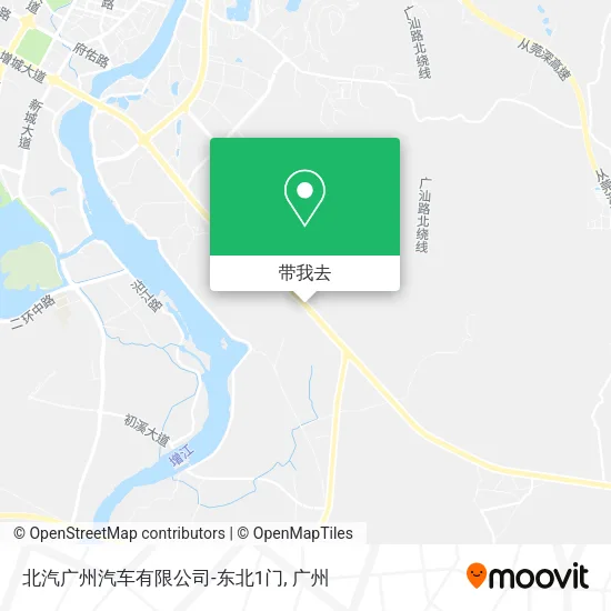 北汽广州汽车有限公司-东北1门地图