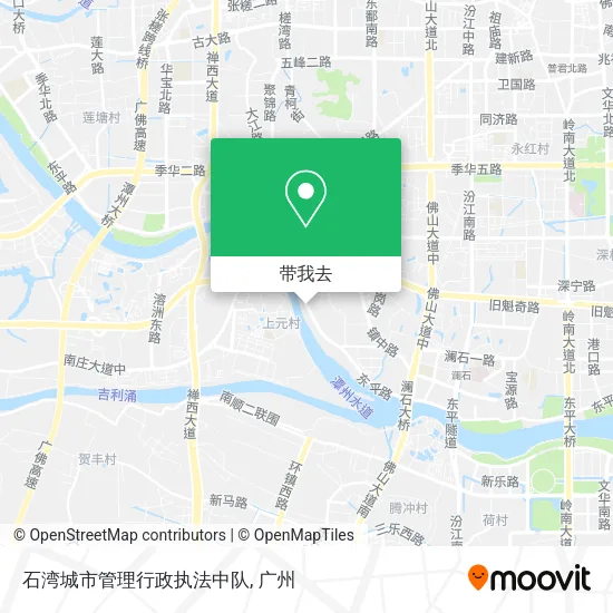 石湾城市管理行政执法中队地图