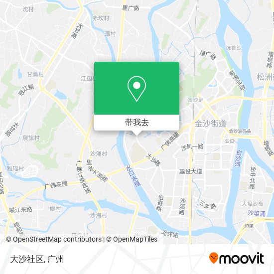 大沙社区地图