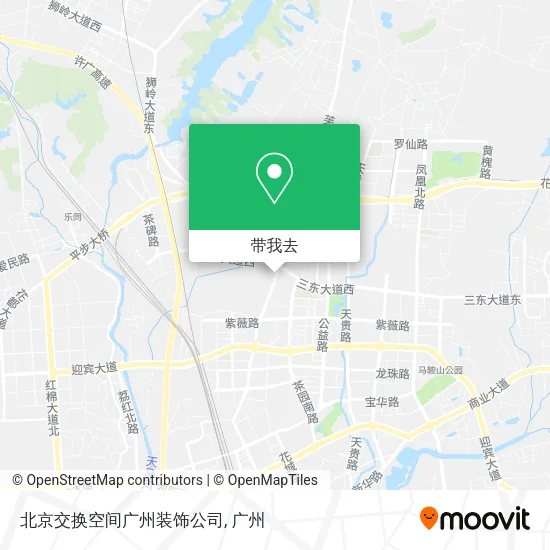 北京交换空间广州装饰公司地图